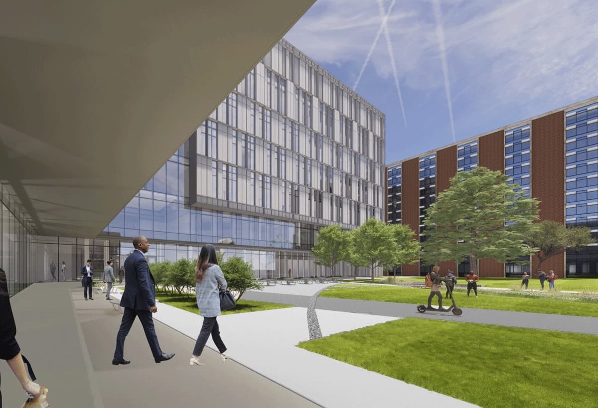 University of Iowa Health Sciences Academic Building Rendering