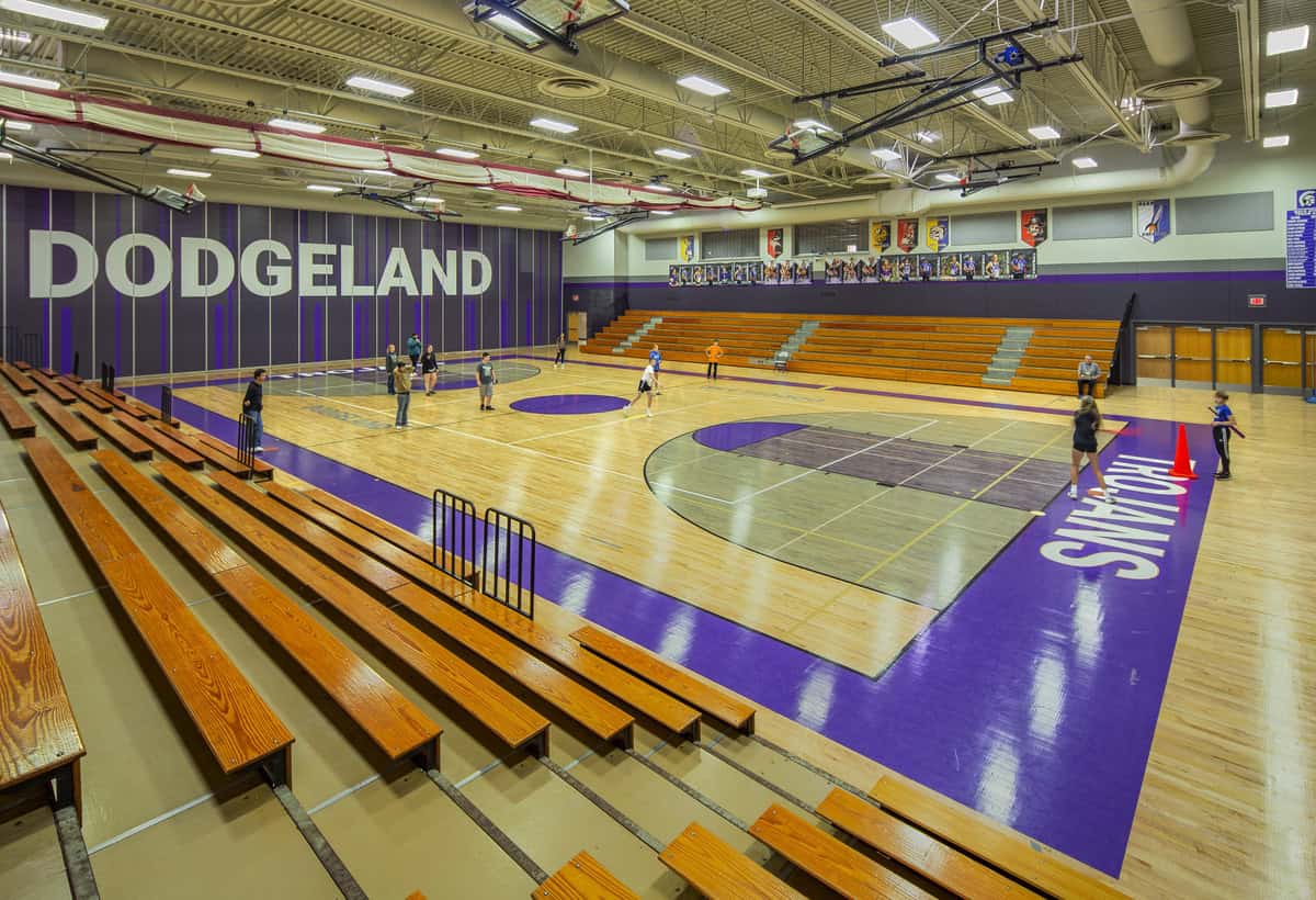 Dodgeland School District gym