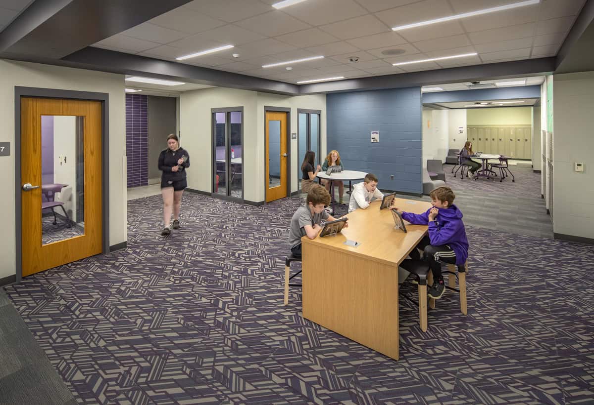 Dodgeland School District collaboration & lockers