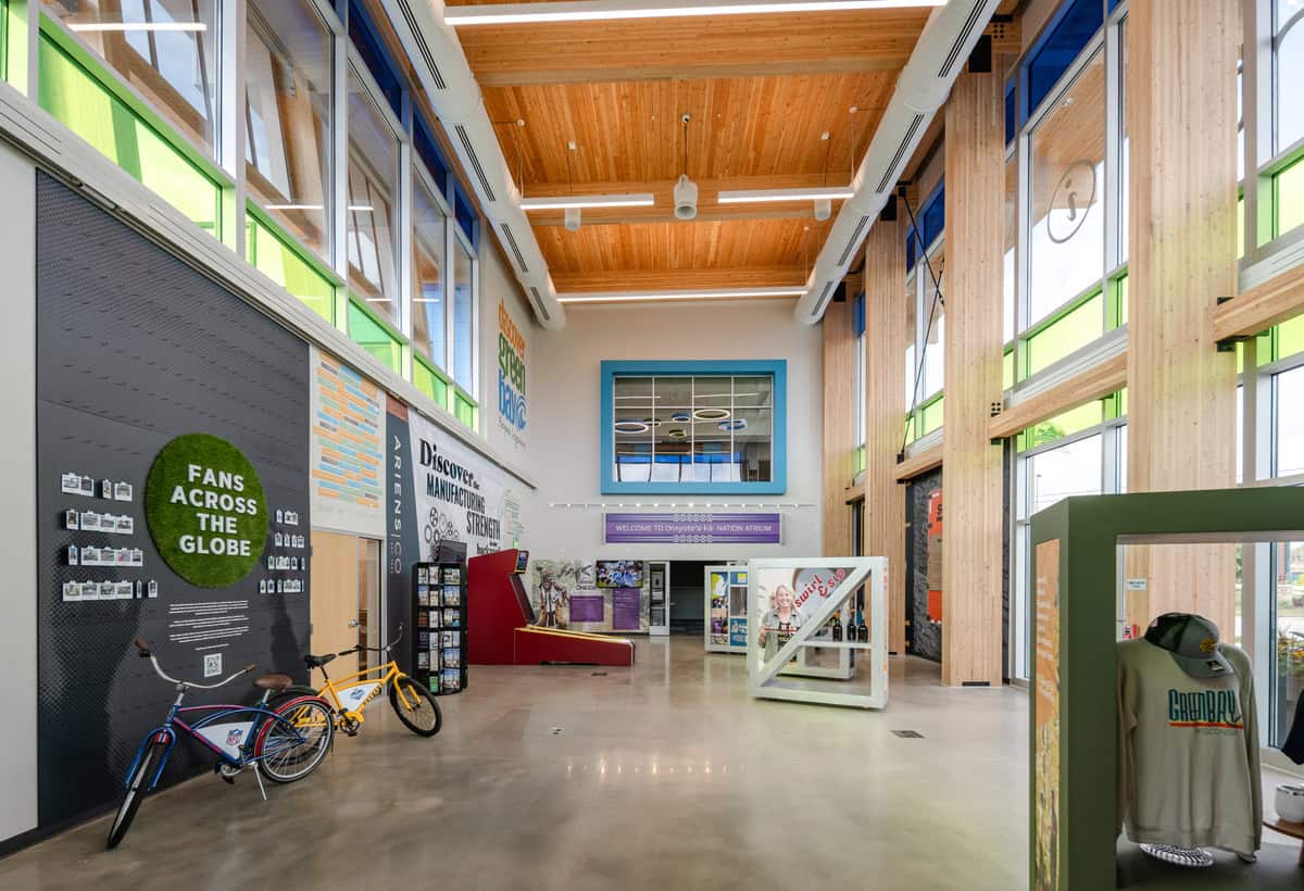 Discover Green Bay Visitor Center Interior