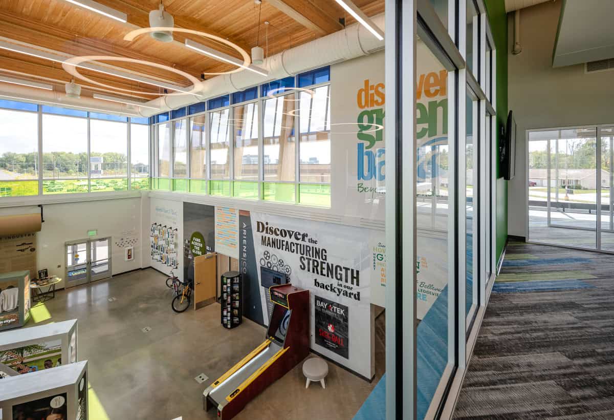 Discover Green Bay Visitor Center interior